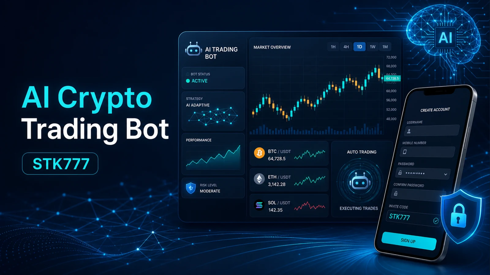 AI assisted trading dashboard